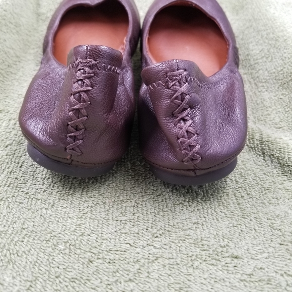 Lucky Brand Womens Emmie Brown Leather Ballet Flats Size 8M - Picture 4 of 10